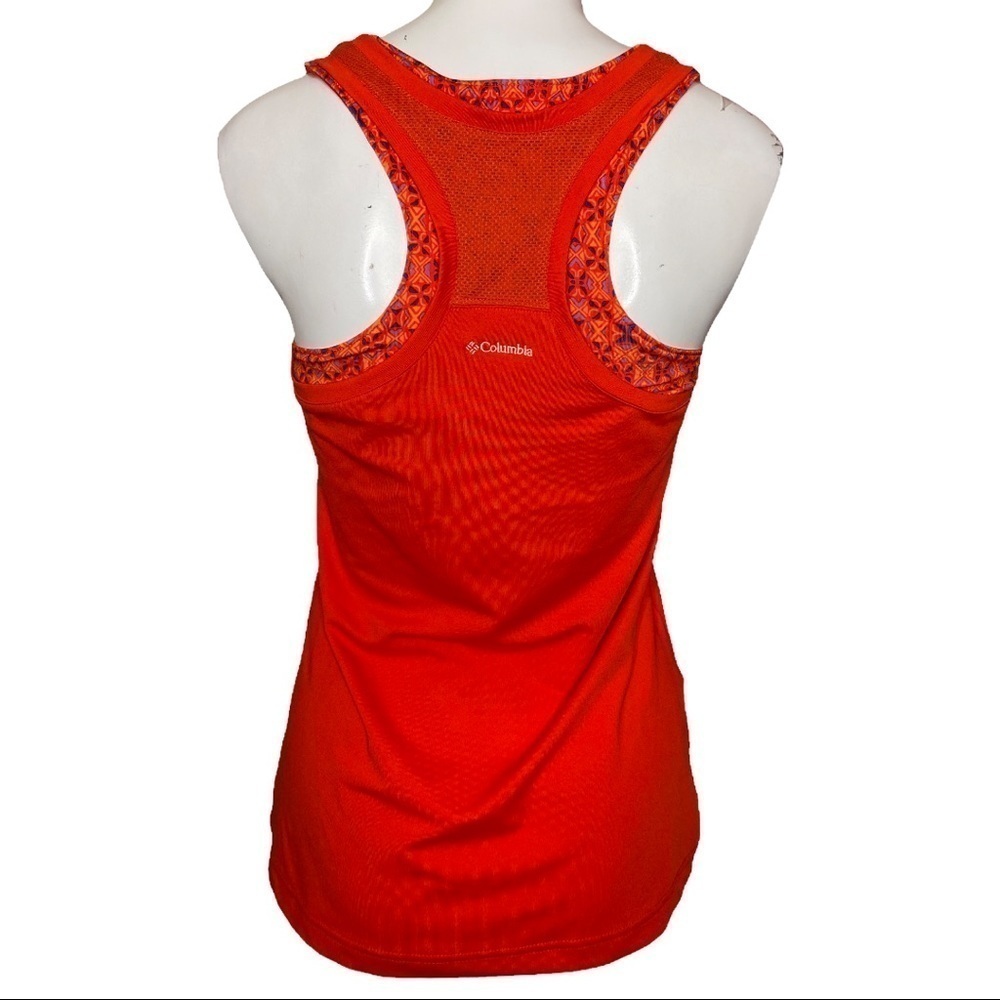 48.  Columbia Omniwick Orange Tank Size S
